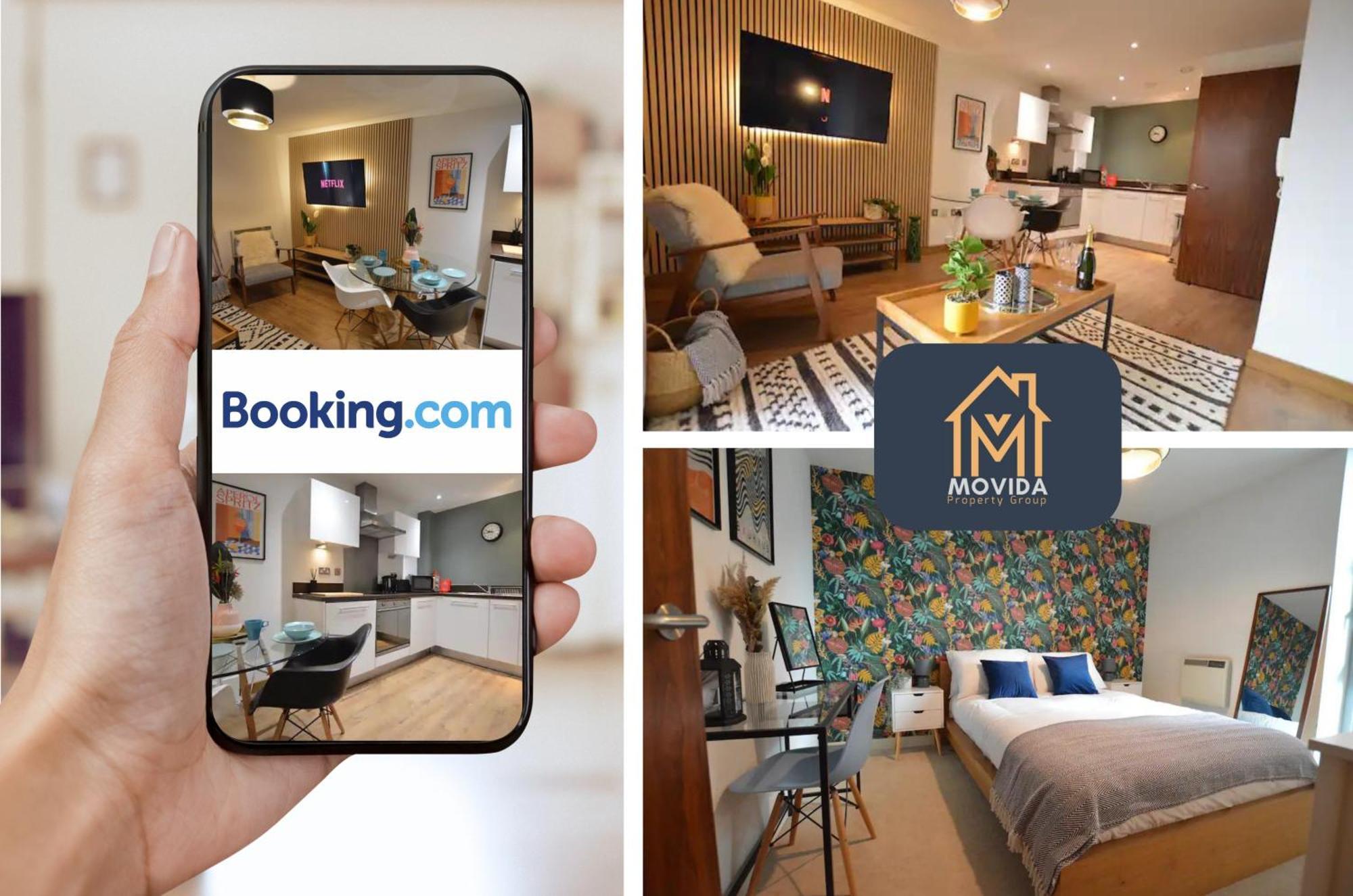 Lgi Stunning 1 Bedroom Apartment By Movida Property Group Short Lets & Serviced Accommodation 利兹 外观 照片